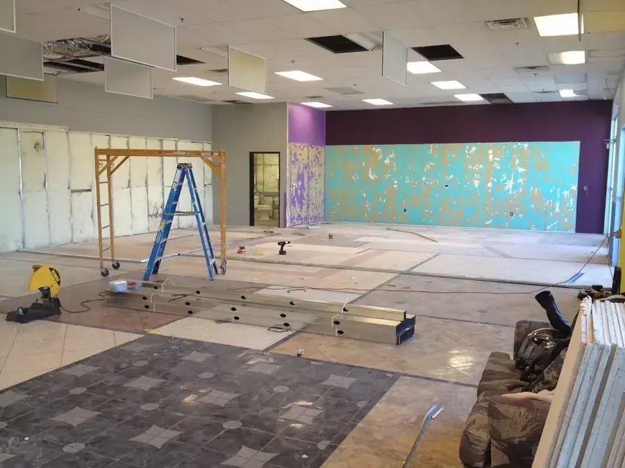 Commercial water damage restoration in an Inglewood, CA building